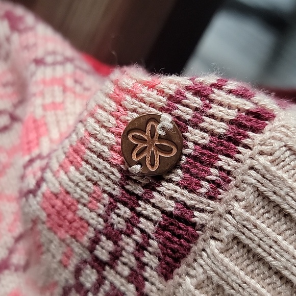 435 By Matilda Jane "Sleigh All Day" Geometeic Knit Cardigan~Size 12 - Picture 7 of 7